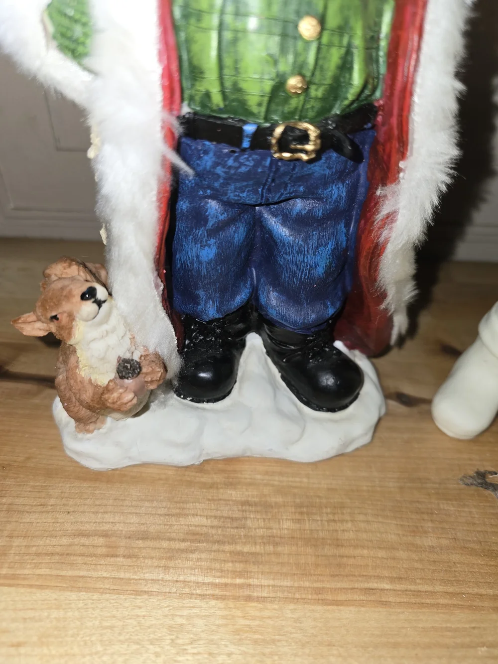 2 Holiday Santa Figures